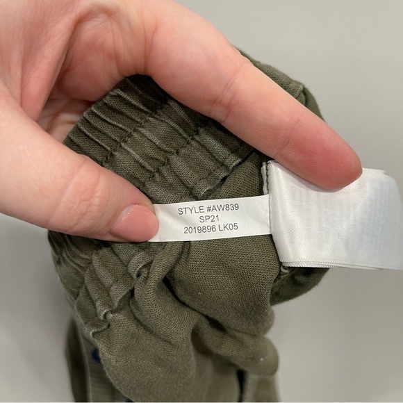 J. Crew Linen Cotton Drawstring Pants Size 0 - Picture 10 of 10